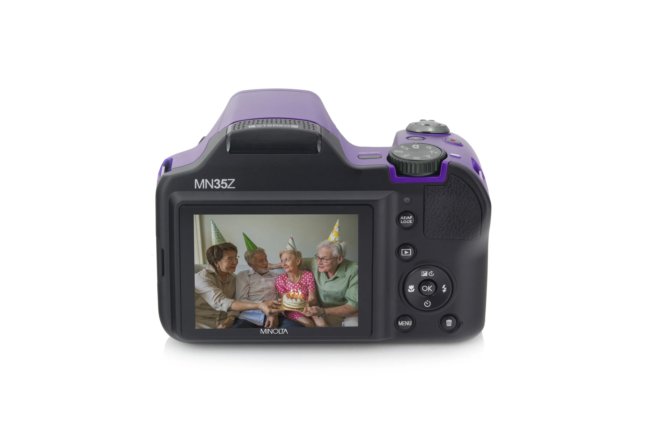 MN35Z 20MP 35X Optical Zoom Wi-Fi Bridge Camera — Minolta